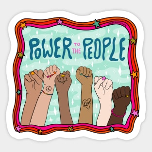 Power to the People Sticker